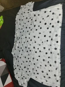 Curvy Sense Mesh Top 2x Polka Dot - Picture 1 of 3