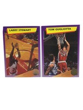 2X LOT 1992 Front Row Dream Picks GOLD #35 LARRY STEWART #67 TOM GUGLIOTTA NBA