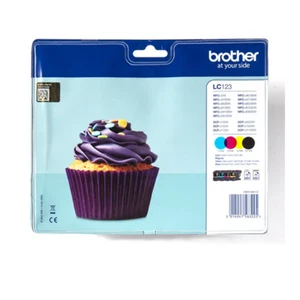 MULTIPACK BROTHER LC-123 CARTUCCE ORIGINALI DCP-J132W, MFC-J4510DW,MFC-J6520DW - Picture 1 of 1