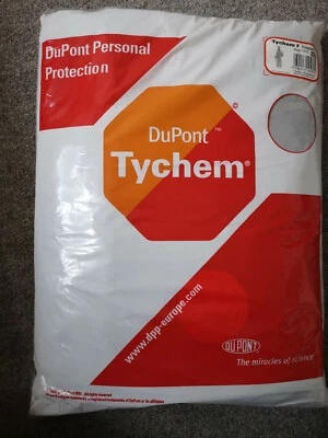 DuPont Tychem F Einwegoverall  Schutzanzug CATIII CHA5 Größe XL NEU BIOHAZARD - Bild 1 von 3