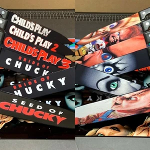Childs Play Chucky 6 Knife Set With Sublimated Stands - Picture 1 of 7