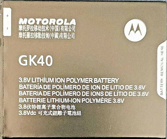 New OEM Motorola GK40 for Moto G4 Play XT1607 XT1609 G5 XT1670 E3 E4 XT1603