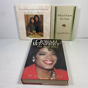 3 Lot Oprah Winfrey- What I Knew For Sure, In The Kitchen, The Real Story - Picture 1 of 14