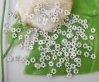 1000 PCS Silver Plated Daisy Spacers Beads 4mm #10308SP 