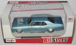 Maisto All Stars: 1970 Chevrolet Nova SS Coupe Blown Chevy Drag Car 1:24 - Picture 1 of 6