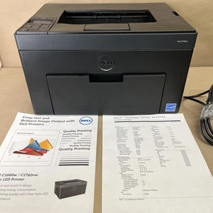 Dell C1760nw Wireless Color Laser Printer 600 dpi WiFi - Picture 1 of 4
