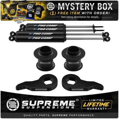 3" Full Suspension Lift Kit + PRO-X ProComp Shocks For 2003-2010 Hummer H2 4WD - Image 1 of 4
