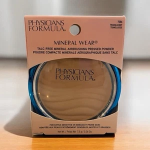 Physicians Formula Mineral Wear Talc-Free Airbrushing Pressed Powder Translucent - Picture 1 of 2