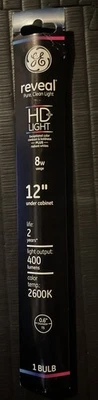 GE Reveal Under Cabinet Tube Light Bulb, 8 Watts, T5 Linear Tube Light, 12" 1 PK - Image 1 of 2