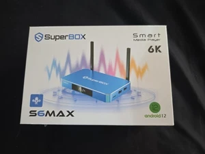 2025 SUPERBOX S6 MAX Streaming TV Media Player 6K WiFi Ready to ship SEND OFFER! - Picture 1 of 1