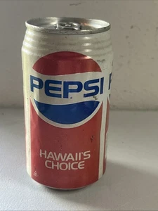Full Pepsi Can Hawaii's Choice Soda Can Vintage Design Pop Unopened - Picture 1 of 7