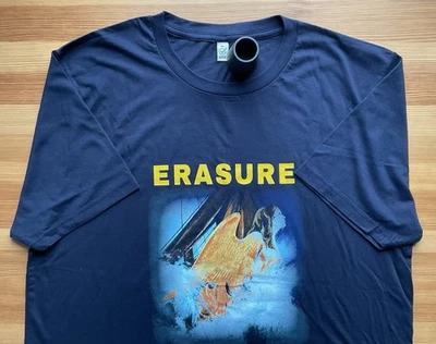 ERASURE World Be Gone Official 2017 EU Concert Tour T-shirt XL New Unworn - Image 1 of 4
