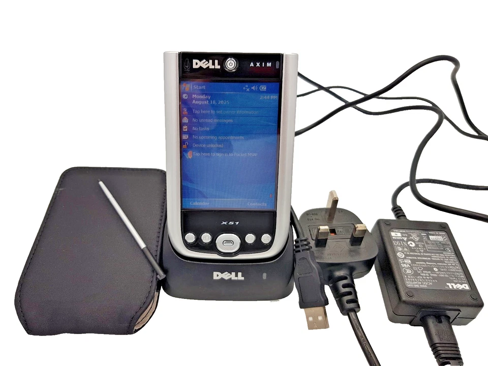 Dell Axim X51 PDA Pocket PC Windows Mobile Personal Digital Assitant Intel PXA - Image 1 of 4