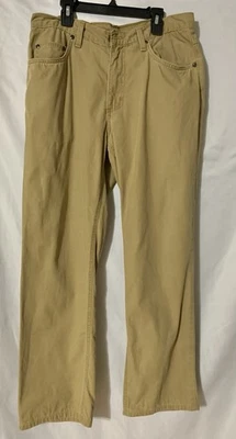 Bills Khakis Classic Fit Pants 32" x 28" 5 Pocket Tan Workwear Tan USA - Image 1 of 4