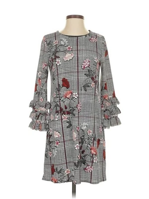 Alfani Women Gray Casual Dress 4 Petites - Image 1 of 4