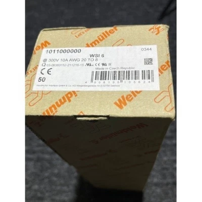 50X/box New Weidmuller WSI6 1011000000 Fuse Terminal Free Shipping - Image 1 of 4