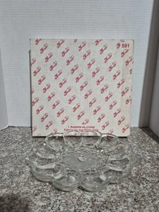 Plato Servidor Huevo Diabólico Cristal Casa Princesa Fantasía 10" #591 Nuevo En Caja - Imagen 1 de 3