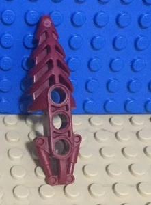 50858 LEGO Parte Técnica Bionicle Armadura Visorak Pierna Punta con 3 Agujeros ROJO OSCURO - Imagen 1 de 1