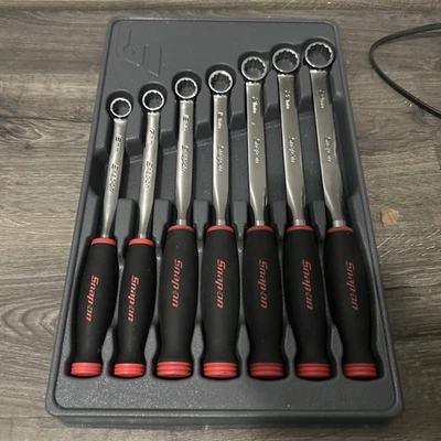SNAP ON инструменты США новый 7шт 12pt метрический фланг мягкий захват коробка гаечный ключ набор XDSGM607K1 - Изображение 1 из 4