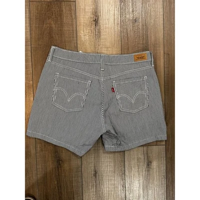 Levi’s Denim Shorts Mujer’s Talla 10 Pin Rayas Rojo Tab Foto 1 de 3