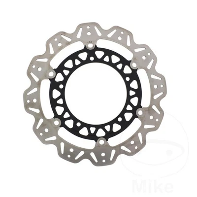 Disco de freno delantero VEE VR2095BLK EBC para Yamaha YZF-R6 600 2C01 2006-2007 Foto 1 de 4