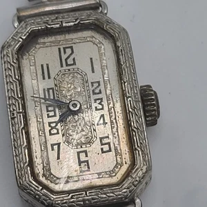 Vintage 14 Kt Gold Plate Pioneer Case 16 Jewels RUNS - Picture 1 of 11