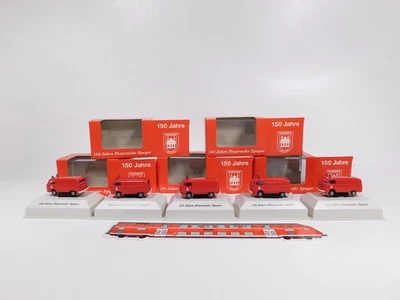 5x Brekina H0 1:87 VW T2 150 Anni Pompieri Speyer 1848 1998 Sg + Box # DI359-0,5 - Immagine 1 di 4
