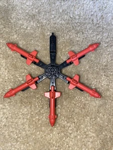 GI Joe Cobra 1989 Rolling Thunder piezas lote de 5 misiles pequeños y lanzador - Imagen 1 de 6