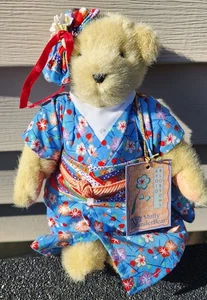 Vintage 1993 Muffy VanderBear Kyoto Blossoms With Tag Kimono Japanese  - Bild 1 von 4