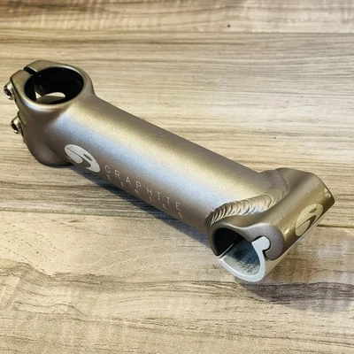 90s Trek Icon Graphite Series Threadless MTB Stem 130 5 Degree 25.4 - Image 1 of 4