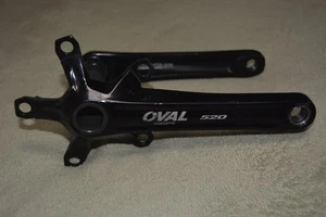 OVAL CONCEPTS 520 Cranks 175mm Double No Rings 110BCD NO RINGS Free Shipping! - Picture 1 of 8