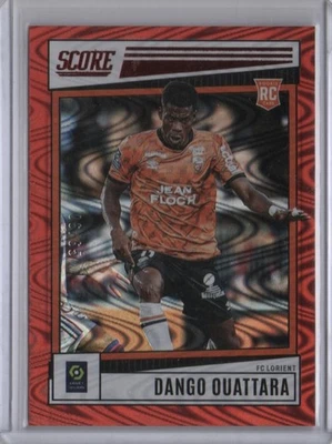 2022-23 Panini Score Ligue 1 Dango Ouattara #72 Rookie Red Swirl /65 - Image 1 of 2