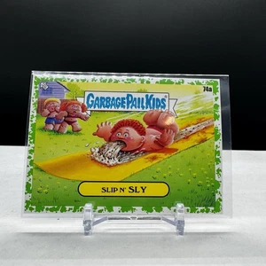 2024 Topps Garbage Pail Kids Slip N Sly Green Card 74a - Bild 1 von 2