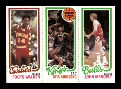 Otis Birdsong 1980-81 Topps #48/122/60 (w/Foots Walker, John Mengelt) - Image 1 of 2