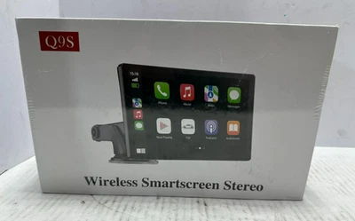 Q9S Wireless Smartscreen Stereo CarPlay Android Auto Bluetooth Car Display - Image 1 of 4