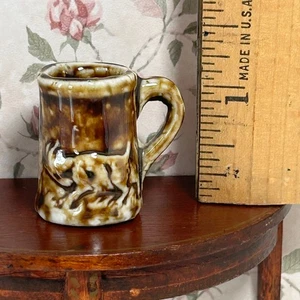 Antike Puppenstube German Stein Miniatur Puppe Keramik Tier - Bild 1 von 5