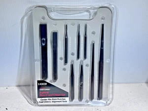 Vintage NOS Sears Craftsman 9 Piece Punch & Chisel Set Black Oxide 43039 - Picture 1 of 13