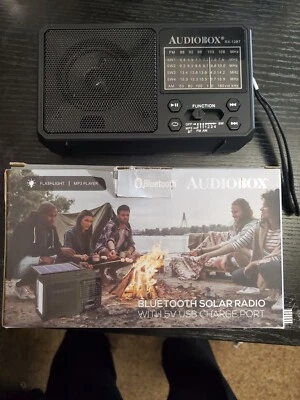 RX-12BT, Audio Bluetooth Solar Radio, Multi-Band Solar Radio - Image 1 of 4