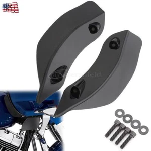 2x Upper Fairing Side Wing Air Wind Deflector For Harley Road Glide Ultra FLTRU - Picture 1 of 12