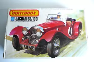 KIT MATCHBOX ANCIEN 1/32è JAGUAR SS/100 COMPLÈTE BELLE BOITE 1977 - Bild 1 von 7