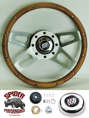 Buick 1969-1989 volante madera 13 1/2" nogal Foto 1 de 4