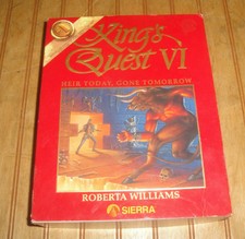 King's Quest VI: Heir Today, Gone Tomorrow Sierra IBM PC Red Box MS-Dos 3.5" HD