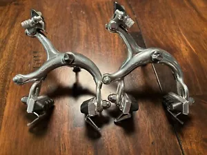NOS Shimano BR-Z57 Brake Caliper Set Silver Side Pull Nutted JAPAN - Picture 1 of 8