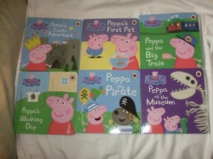 6 Board Books Peppa Pig. All Listed Box ET - Picture 1 of 8