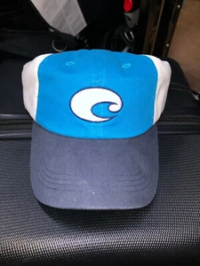 Costa Logo Hat Tri-Colored Blue Cap - Picture 1 of 1