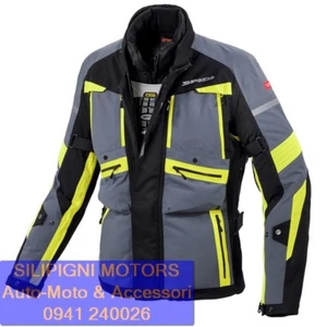 SPIDI GLOBETRACKER D172 NERO GIALLO FLUO 486 GIACCA 4 STAGIONI TOURING - Foto 1 di 11