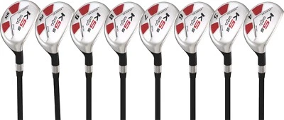 Senior Mens Majek Golf All Hybrid Full Set 4 to SW Senior A Flex Utility Clubs - Image 1 of 4
