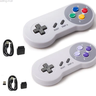2.4G Wireless Gamepad for Super NES Nintendo Entertainment System SFC SNES - Image 1 of 4
