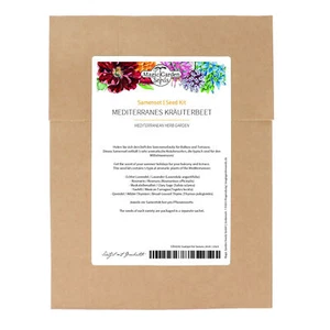 Mediterranes Kräuterbeet - Samen-Geschenkset mit 5 aromatischen Pflanzen - Bild 1 von 6