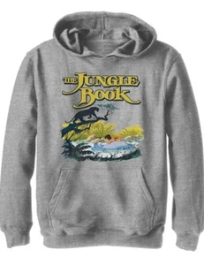 Disney The Jungle Book Gray Pullover Hoodie Sweatshirt Youth Size Medium New - Picture 1 of 3